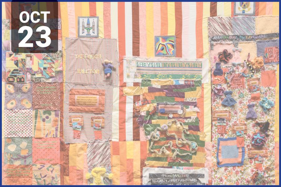 Photo of quilted exhibition piece